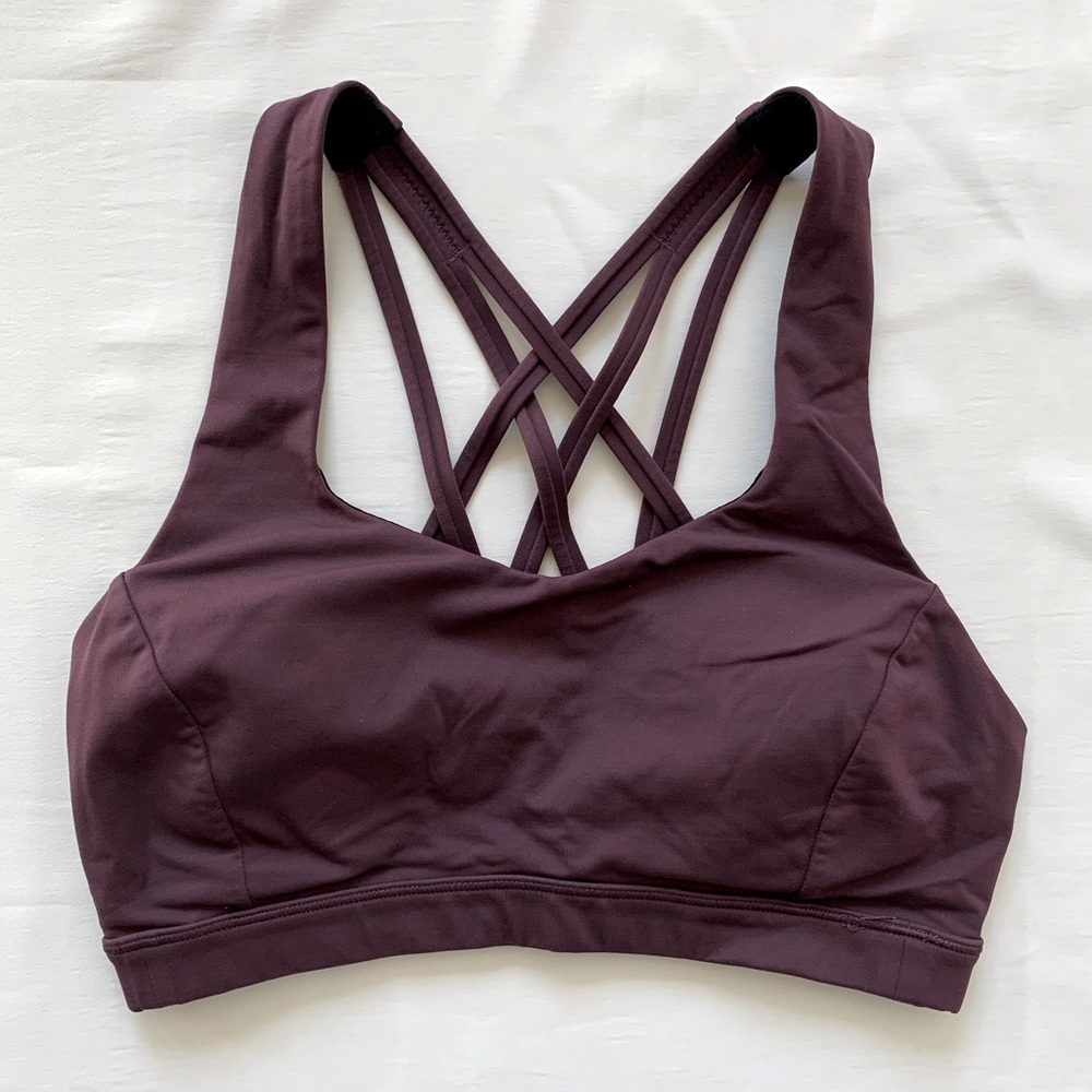 Lululemon Arctic Plum Free to Be Serene Bra 4